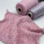 Набор № 79 Вспушеный меринос + Пайетки