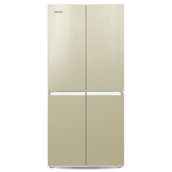 Холодильник Ginzzu NFK-425 Gold glass