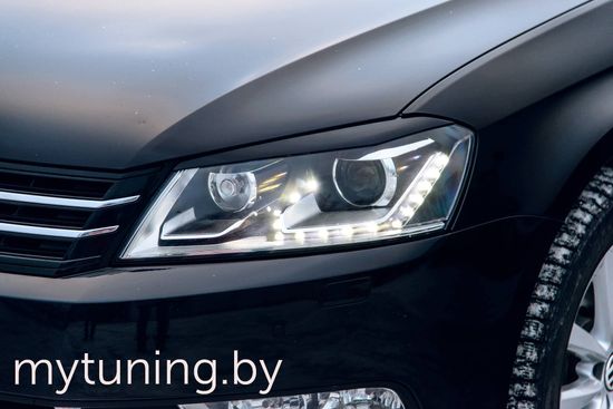 Реснички на фары для Volkswagen Passat B7