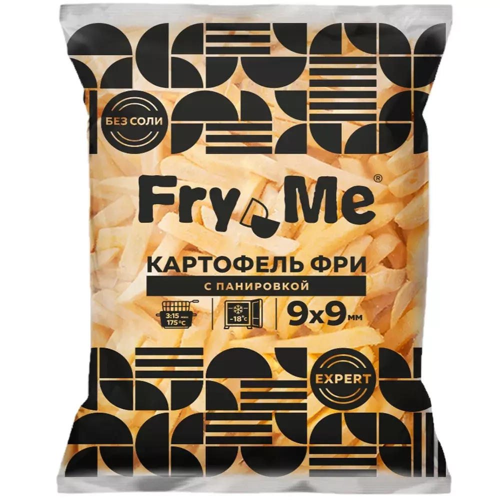 Картофель фри в панировке 9 х 9 Fry Me Lamb Weston 2,5кг