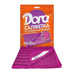 Салфетка из микрофибры Dora "От стойких загрязнений", 30х30см