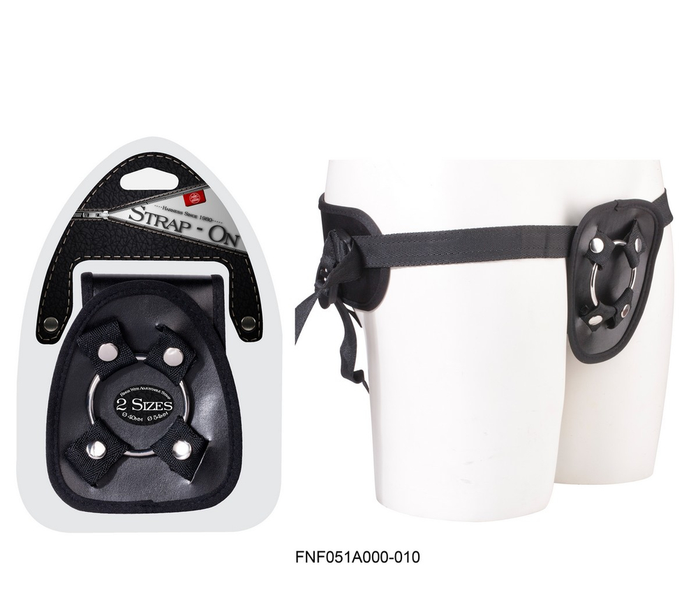 Чёрные трусики для страпона Strap-On (Цвет: черный)