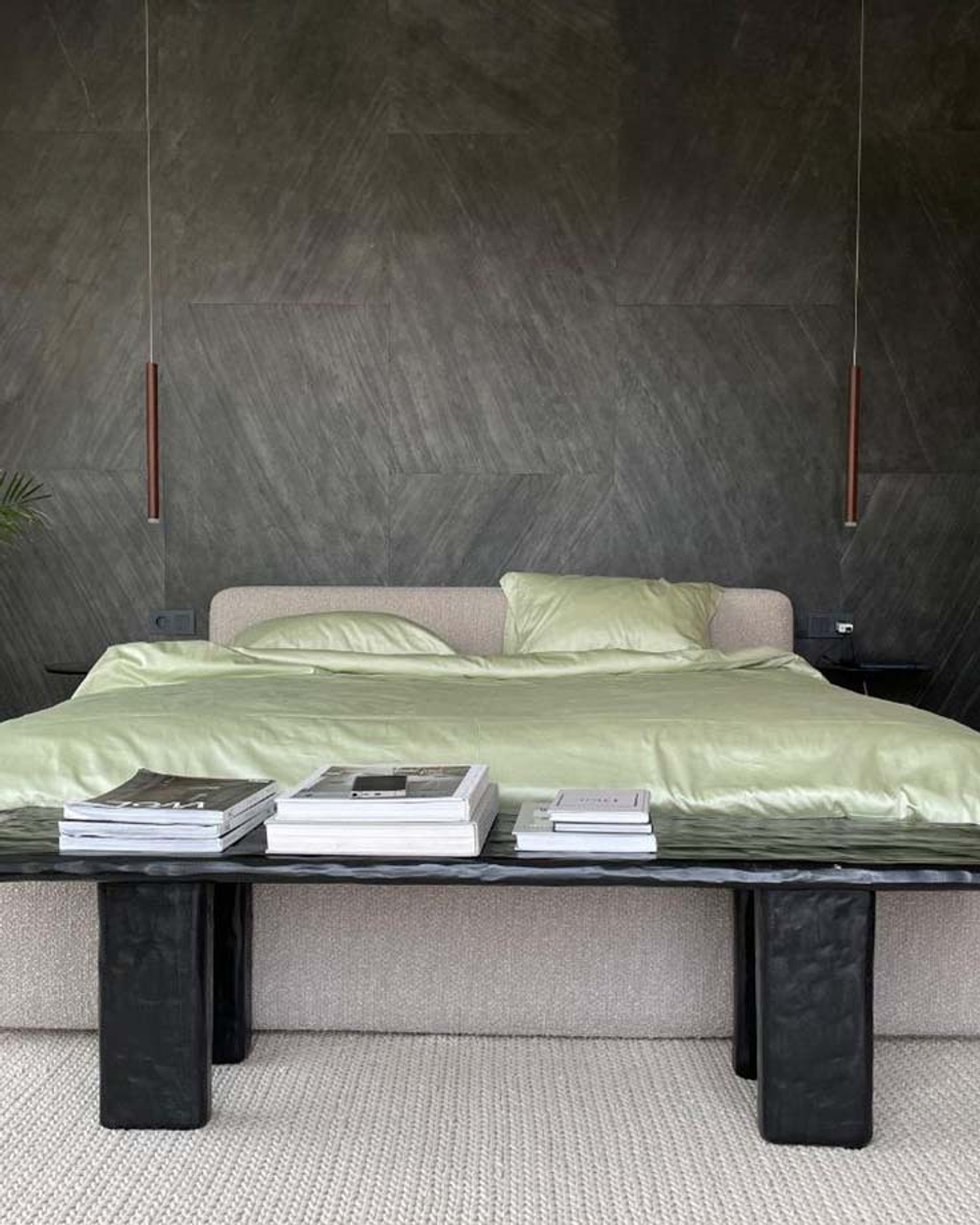 Комплект Сатин Оливковый