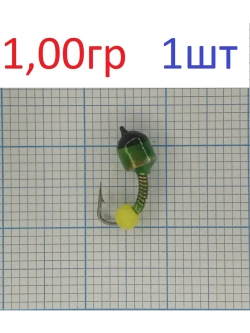 Мормышка вольф. безнасадочная Лесотка №4