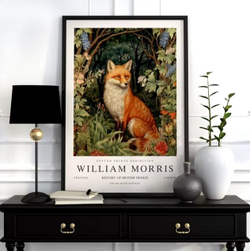 Постер "Лиса" William Morris (Уильям Моррис), 30x40 см