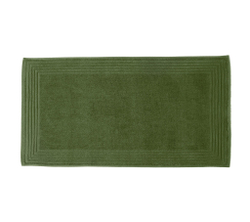 Коврик для ванной 50x90 Blanc des Vosges Uni Foret foret зеленый