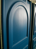 Туалетная Кабина  «Евростандарт» в сборе Экомарка  пластиковый поддон T-2 (1200x1100x2200см;70кг;синий) - арт.561347