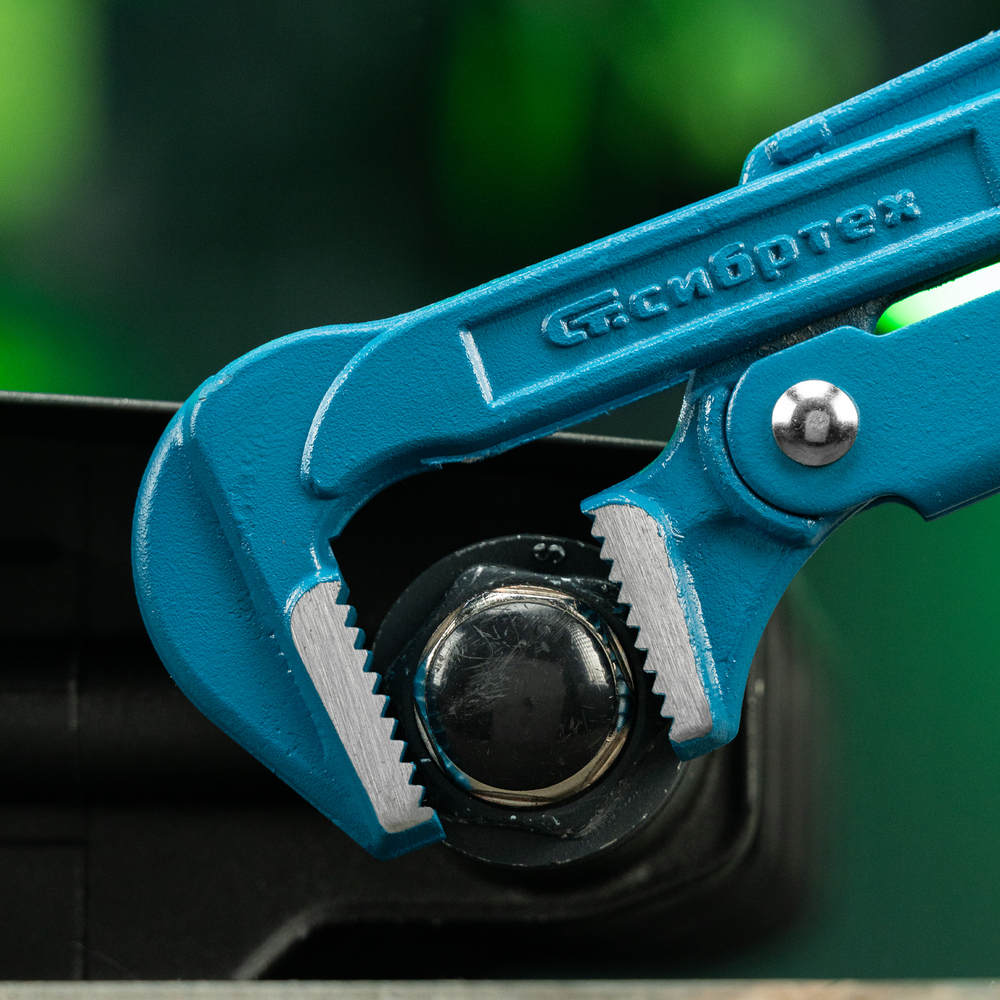 Ключ трубный рычажный №2, 1.5", литой, тип "L" Сибртех