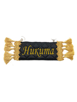 Карман Никита (черный с золотой вышивкой, экокожа)