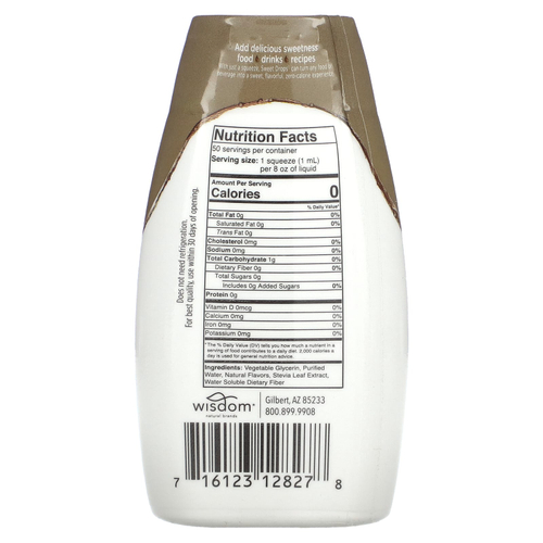 SweetLeaf Stevia, Sweet Drops, кокос, 50 мл (1,7 жидк. Унции)