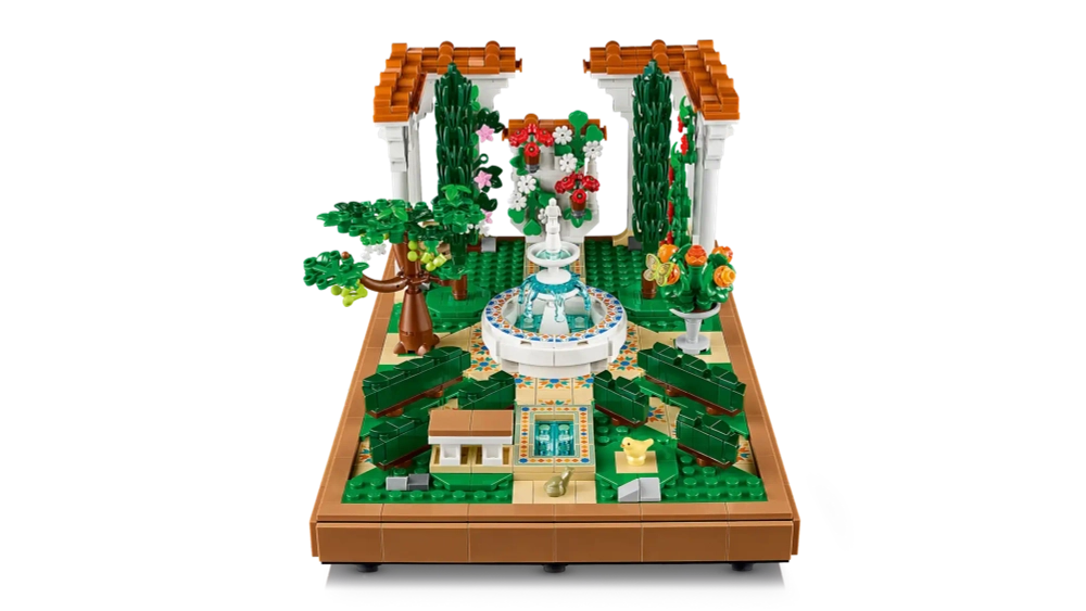 Конструктор LEGO Icons 10359 Сад с фонтаном