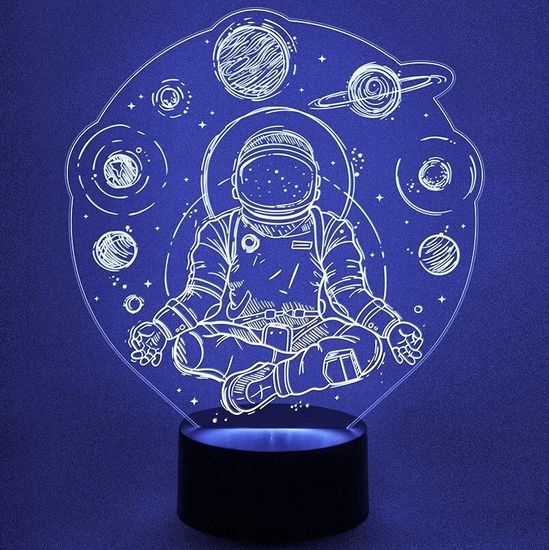 3D лампа Космический дзен