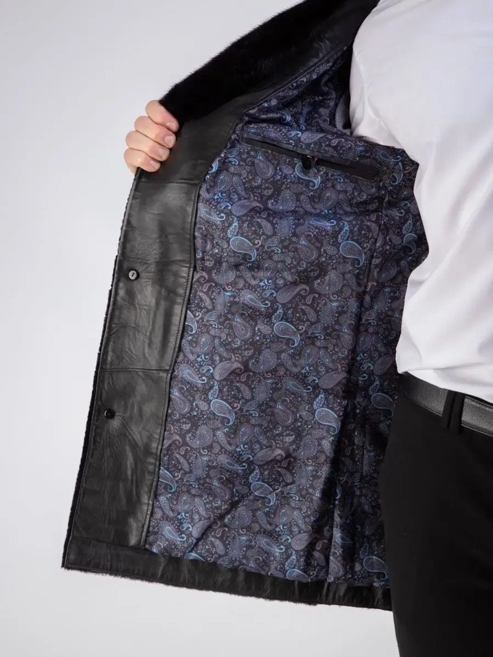 Шуба натуральная мутон дубленка