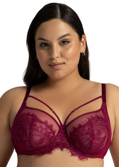 Бюстгальтер с мягкой чашкой Mystic (Размер: 85F) (Цвет: бордовый)