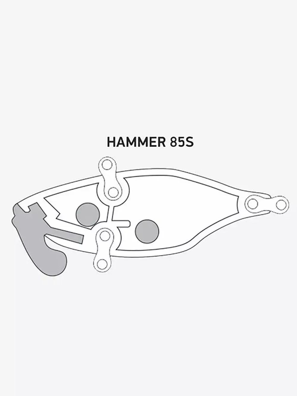 Воблер для рыбалки LureMax HAMMER