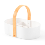 Органайзер bellwood caddy, 30х23 см, белый/натуральное дерево