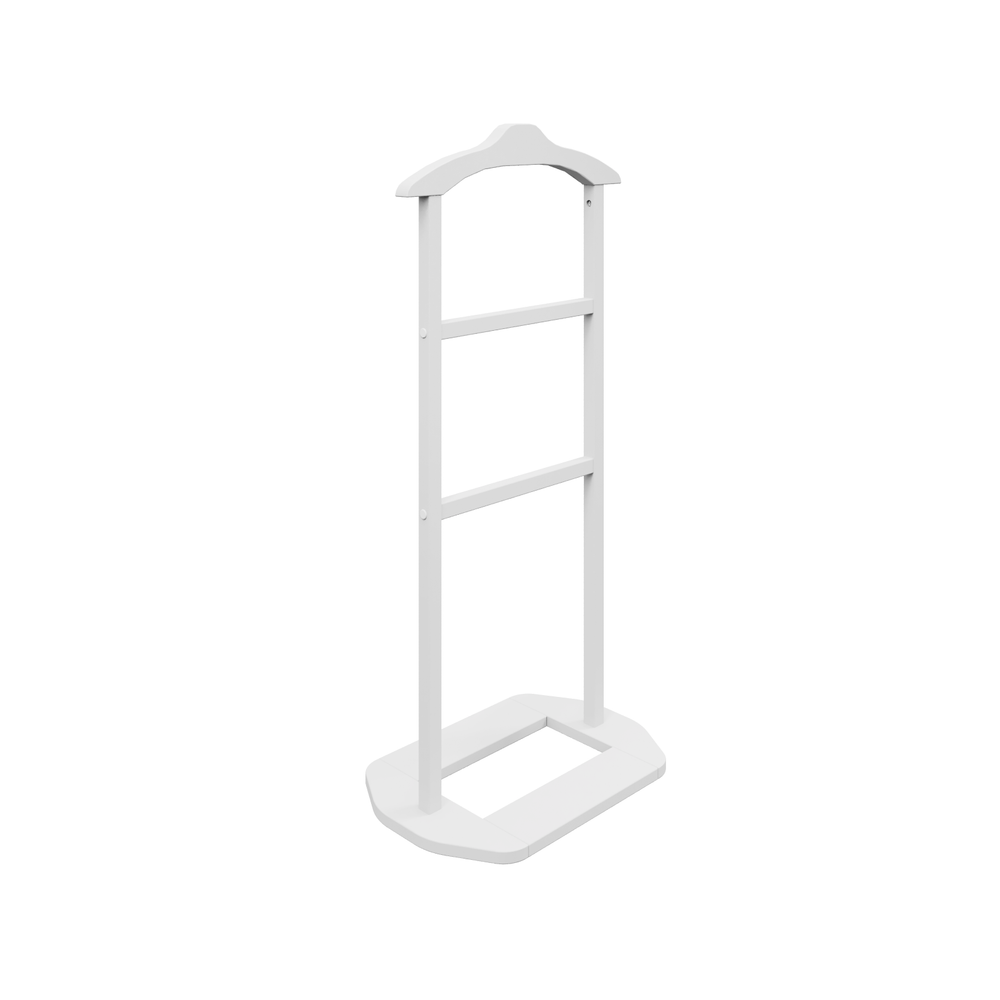 Вешалка деревянная CIRTA 1, цвет белый матовый