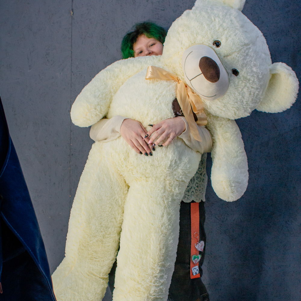 Очаровательный плюшевый медведь-гигант 150 см