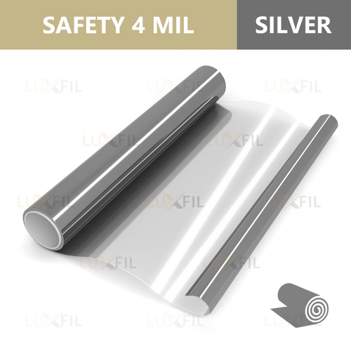 Пленка защитная бронировочная SAFETY 4 MIL SILVER LUXFIL, рулон (размер 1,524x30м.)