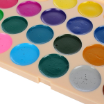 Акварель медовая "Школа творчества" 28 цветов, без кисти, пластик (Луч)