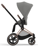 Коляска 3 в 1 Cybex Priam IV Rosegold и автокресло Cloud G i-Size Moon Black Plus Mirage Grey