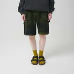 Шорты Меч SS24 Vel Dyed Black Moss зеленые