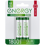 Аккумулятор Energy Eco NI-MH 1800mah R6 АА (2шт)