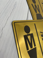 Табличка на туалет (пара М+Ж)