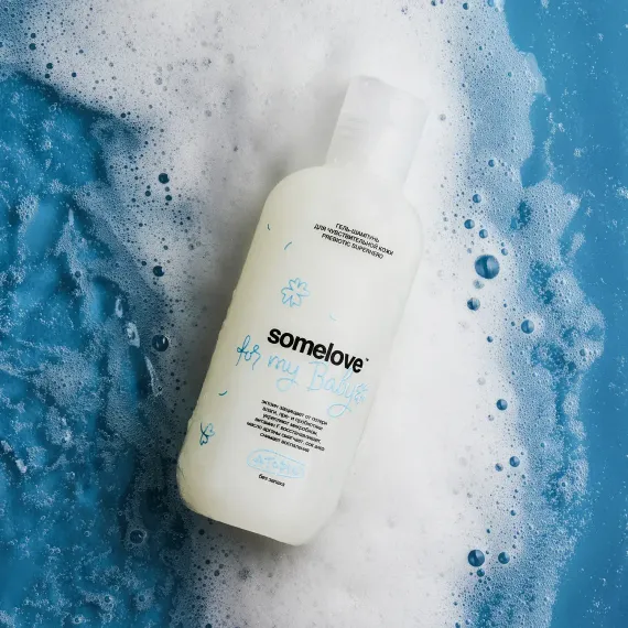 Гель-шампунь для чувствительной кожи новорожденного Somelove 200мл