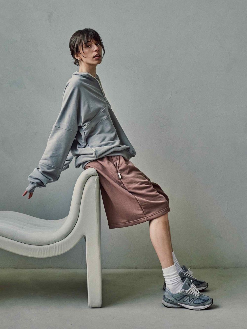 Шорты One Two Baggy LOGO Brownie