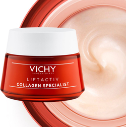 Vichy Liftactiv Collagen Specialist - обновляющий крем-лифтинг против морщин /   50  ml  / GTIN 3337875607254