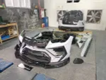 Широкий карбоновый обвес для Lamborghini Urus с коваными дисками Ламборгини Урус