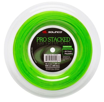Теннисные струны Solinco Pro Stacked (200 m) - green