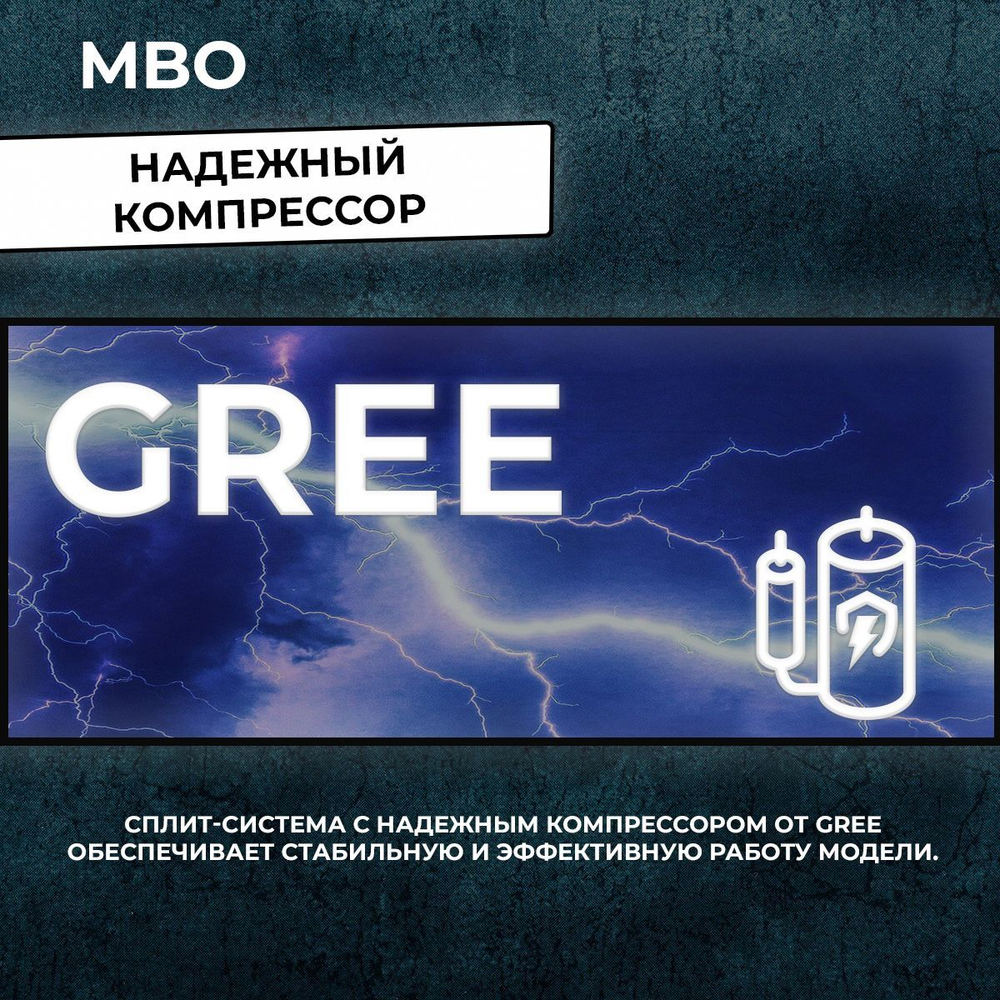 Сплит-система MBO M-1 MBO-12HN1, для помещения до 35 кв.м.