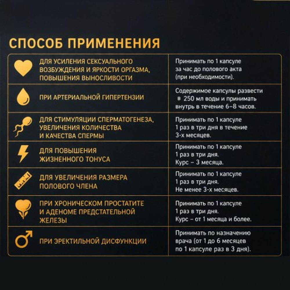 Препарат для мужчин "Тонгкат Али Платинум" (10 капсул)