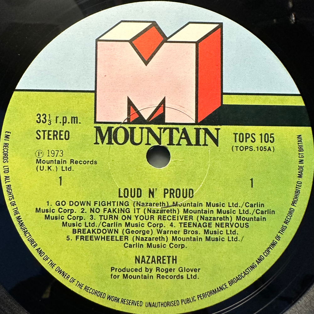 Nazareth - Loud'N'Proud (Англия 1975г.)