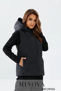 Жилет 665-черный Minova