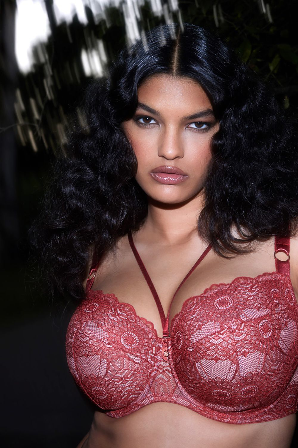 Бюстгальтер Bohemian Vibe с шитыми чашечками +size на косточках (Размер: 75K) (Цвет: терракотовый)