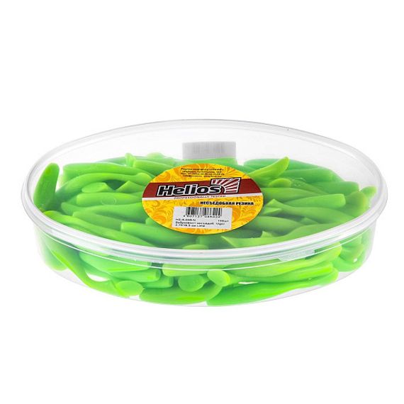 Виброхвост несъедоб. Vigor 3,75&#39;/9.5 см Lime 100шт. (HS-6-008-N) Helios