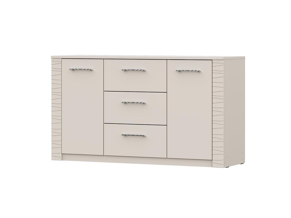 Калипсо комод 3 ящика двухстворчатый / Меланж