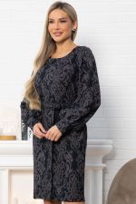Платье Шарли (черно-коричневое) П14861-18М LT Collection