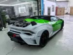 Обвес переделка для Lamborghini Huracan LP580 LP610 Spyder 2014-2019 в Huracan STO LP 640 Ламборгини Хуракан