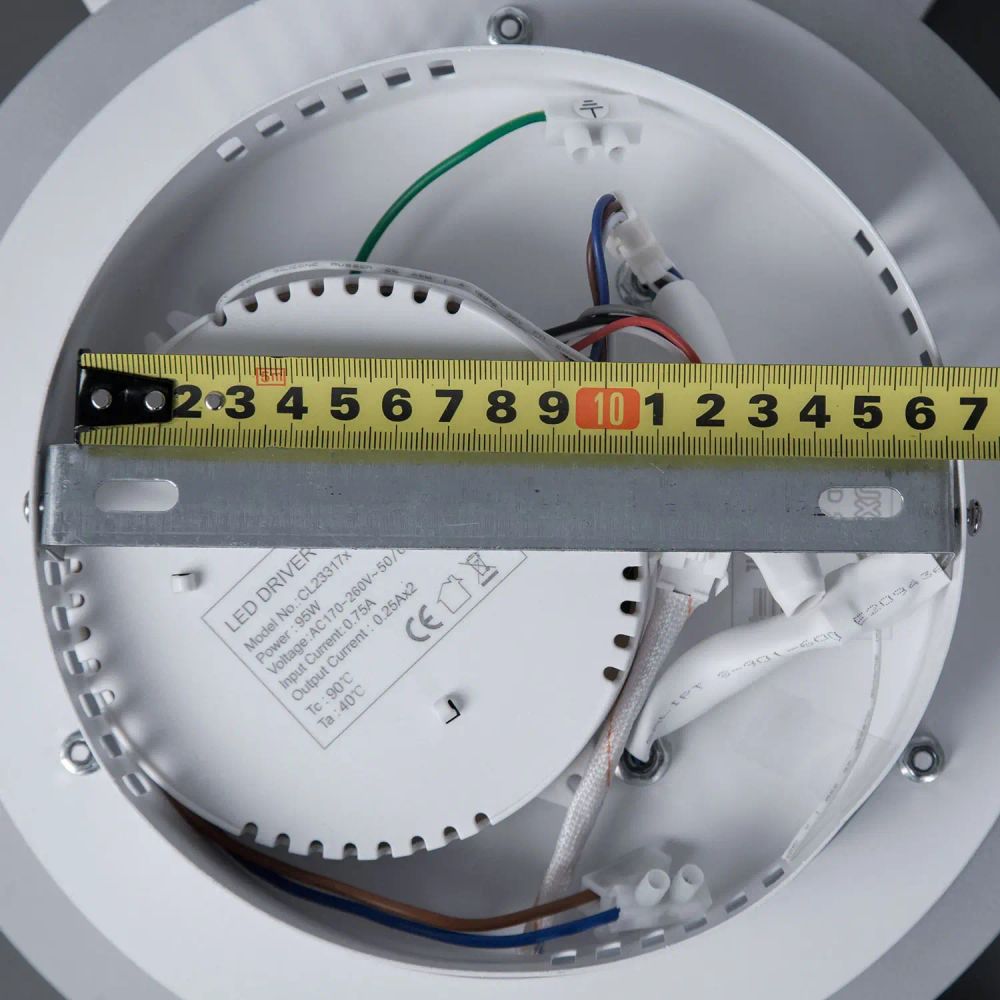 Citilux Сезар Смарт CL233A250E RGB Умная люстра Белая