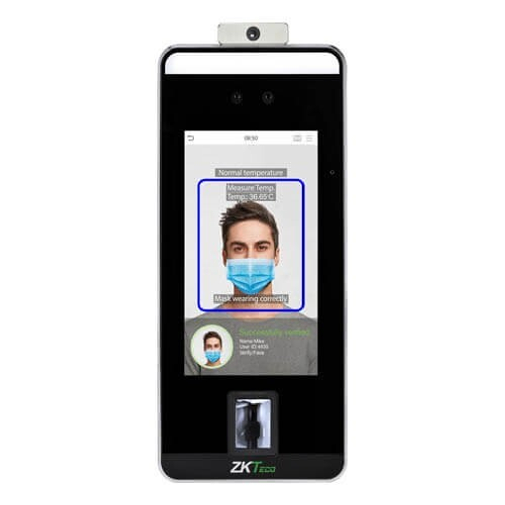 ZKTeco SpeedFace-V5L[TD] терминал распознавания лиц и отпечатков пальцев с измерением температуры тела