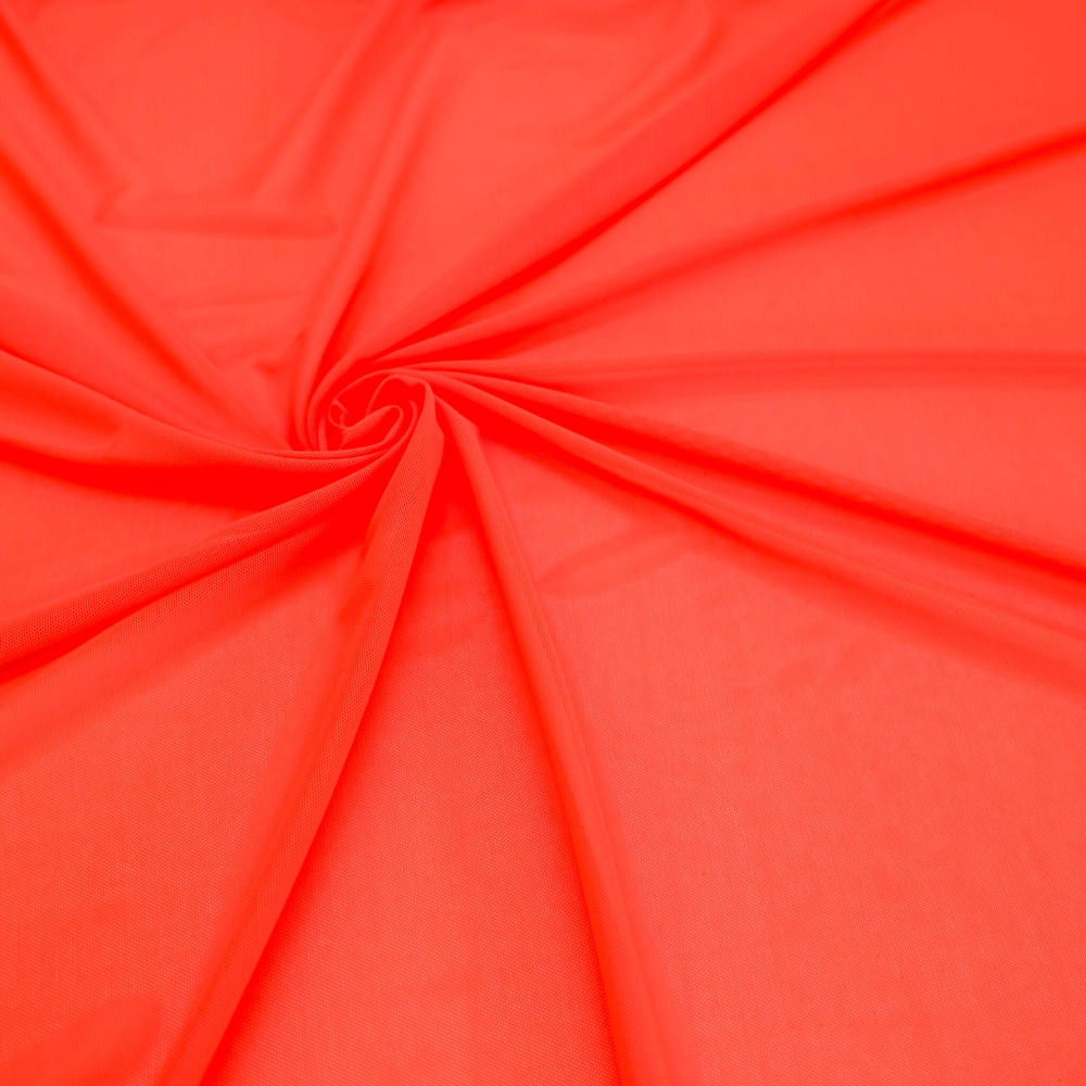 Сетка эластичная ОРАНЖЕВЫЙ НЕОН, Китай