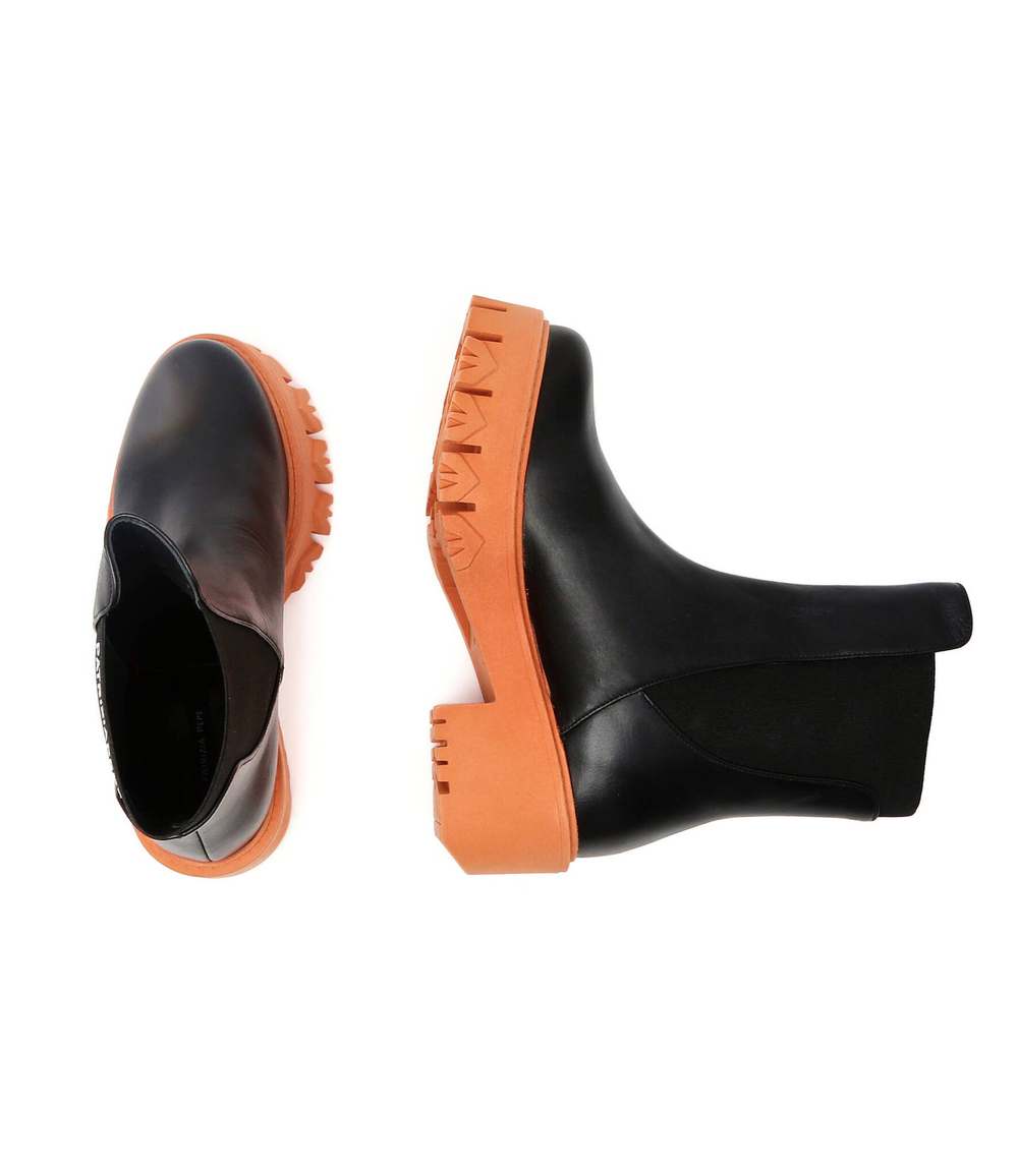 Кожаные ботильоны Patrizia Pepe - черный(CY9814 L011)