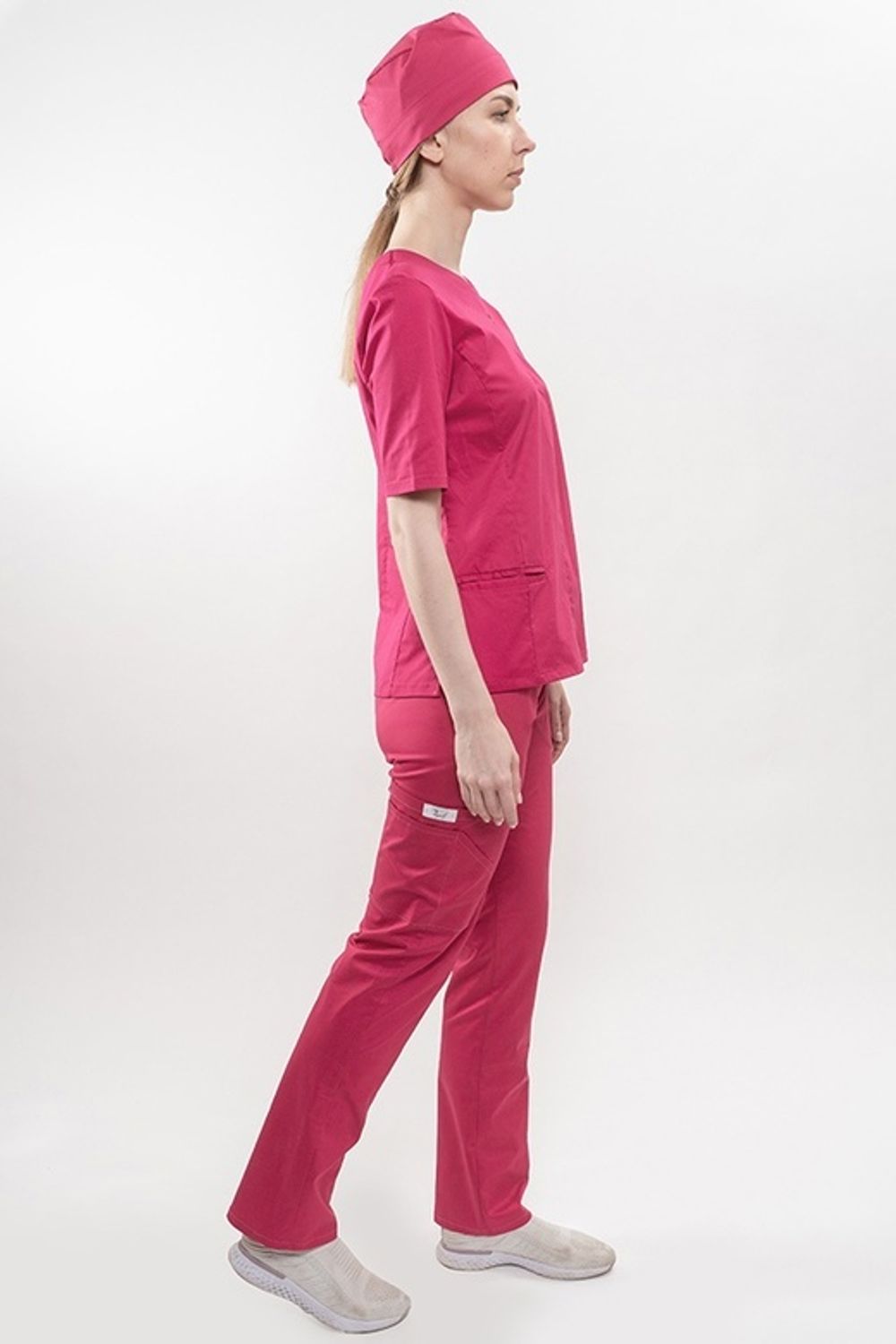 Медицинский топ Доктор Чехов, арт.5520 Hot Pink