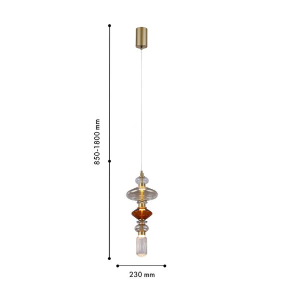 Подвесной светодиодный светильник Favourite Veneto 4237-1P