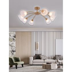 Люстра Rivoli Debra 9189-308 8хЕ27 60 Вт модерн | Rivoli