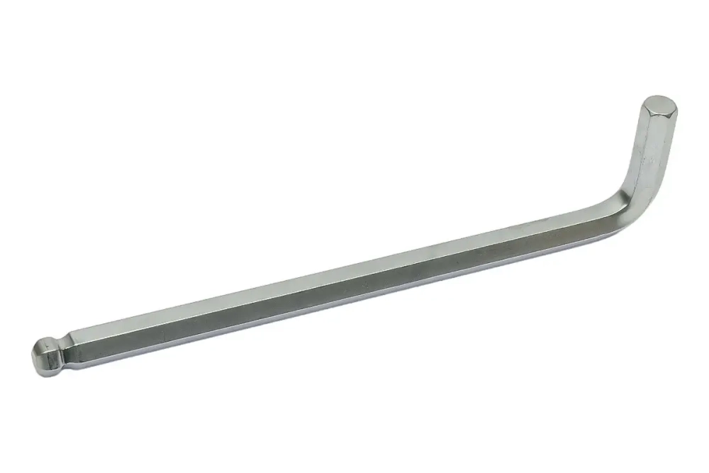 Ключ шестигранный 17мм RF-76517XL: Г-образный экстра длинный с шаром ROCKFORCE